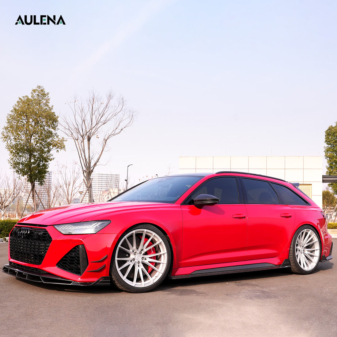 Audi RS6 Aulena Design dry carbon V1 Side Skirts