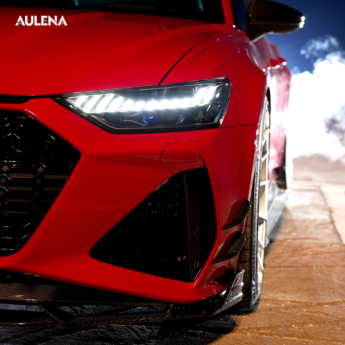 Audi RS6 Aulena Design dry carbon Front Canards