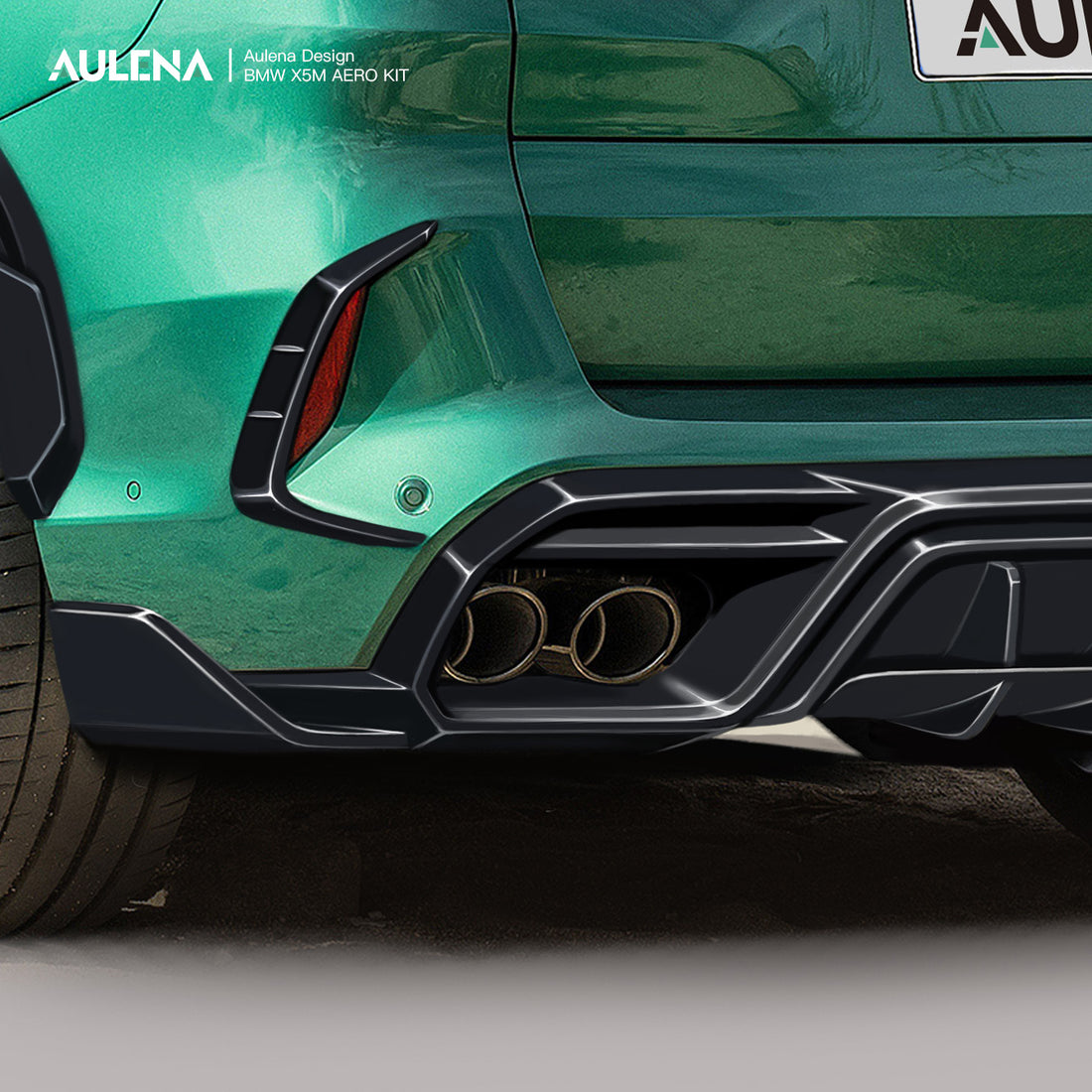 BMW X5M Aulena Design dry carbon Rear Canards