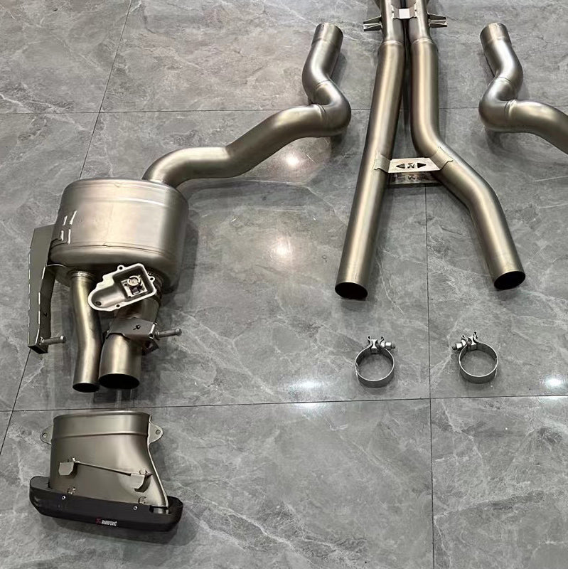 [Second-hand] Mercedes-Benz W205 C63 AK Scorpio mid-rear exhaust 