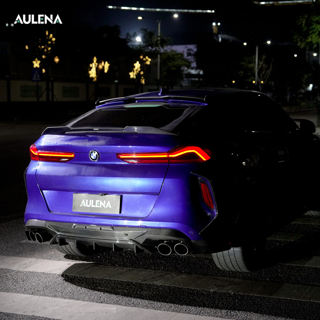 BMW X6M Aulena Design dry carbon performance Rear Spoiler